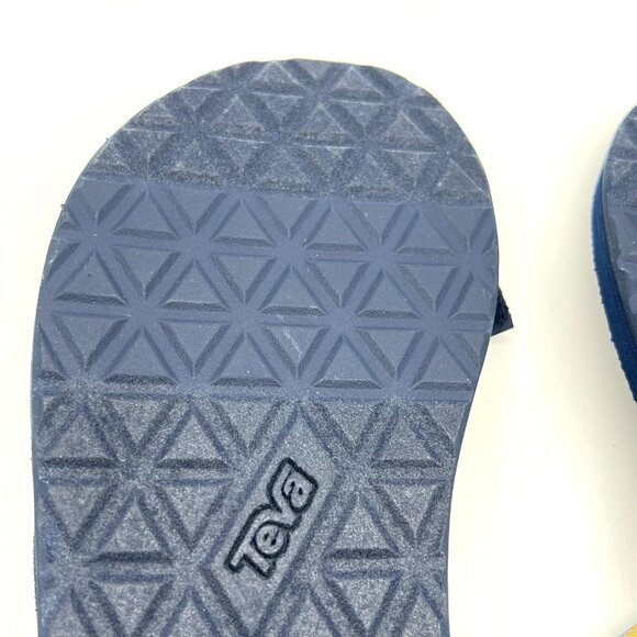 Teva Womens Size 9 Navy Blue Gold Original Universal Sun Moon Celestial Sandals - Picture 10 of 13